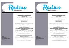 Consultation flyer bloomfield avenue belfast