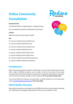 Gasworks community consultation